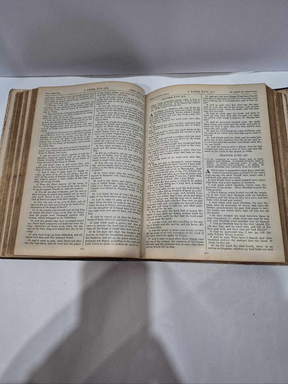 Vintage Antique Large Print The Indexed Family Bible 1907 Farmhouse